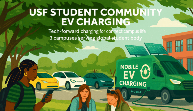 University of South Florida (USF) Charging: Mobile EV Solutions for Students, Faculty, and Bulls Football Fans