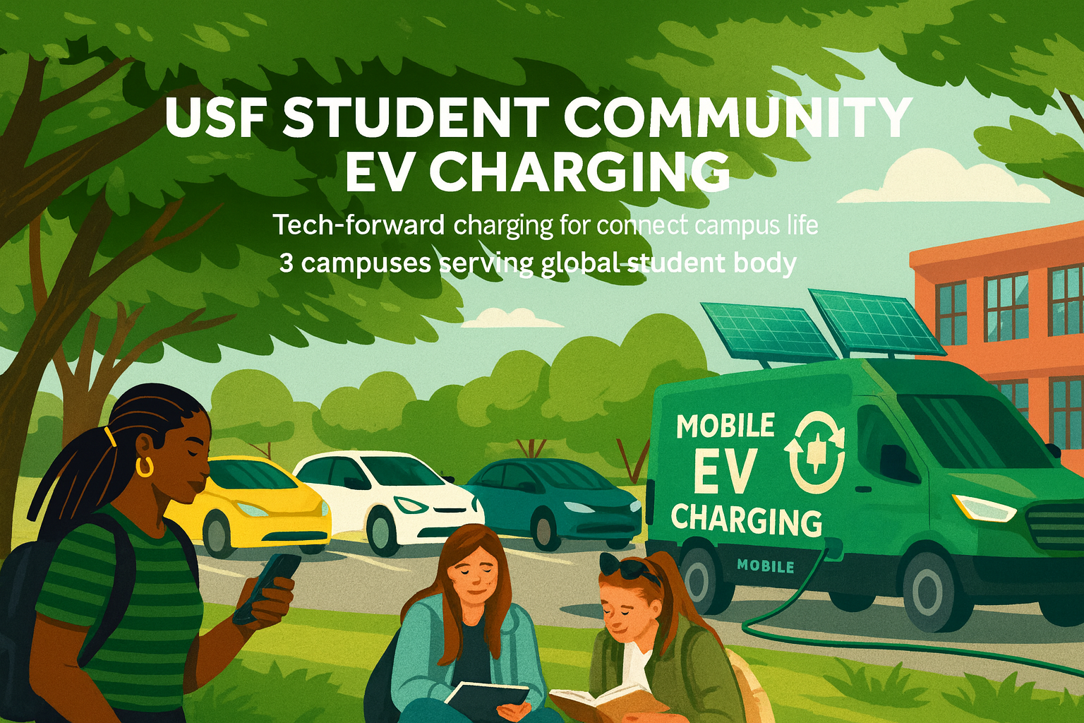 University of South Florida (USF) Charging: Mobile EV Solutions for Students, Faculty, and Bulls Football Fans